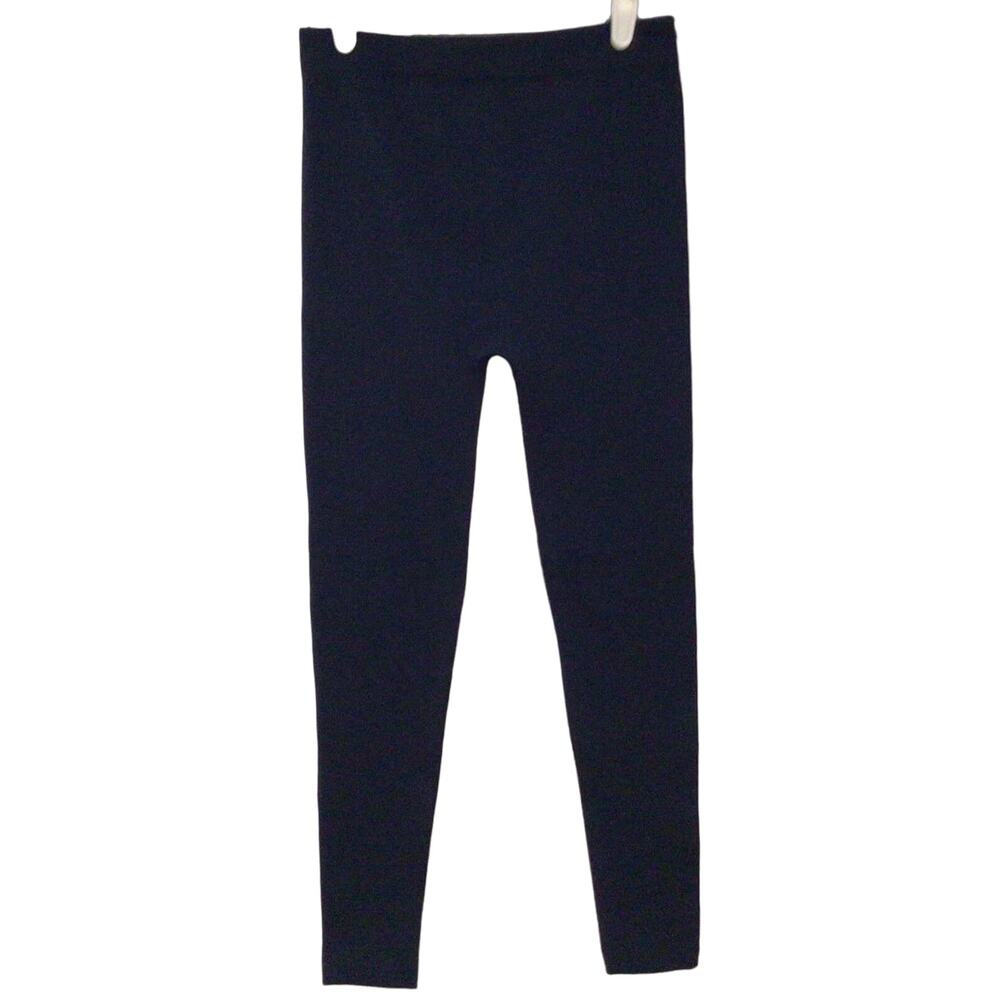 Eye Candy Navy Blue Fleece Lined Leggings Women’s Size S/M Cozy Warm Stretch